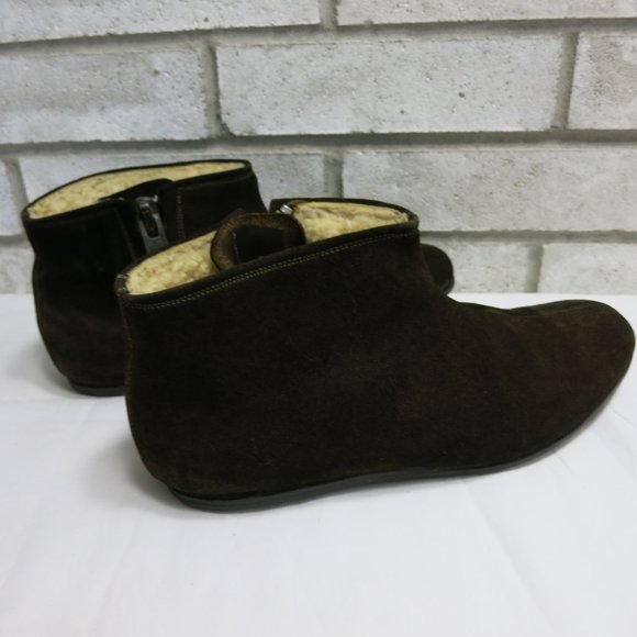 LeeKee Insulated Suede Leather Zippered Insulated Men\'s Footwear Shoes Boots 8 main image 4